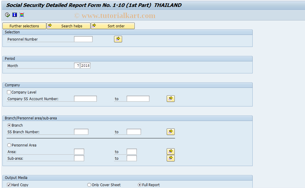 SAP TCode S_AHR_61016109 - HTHCSSD1