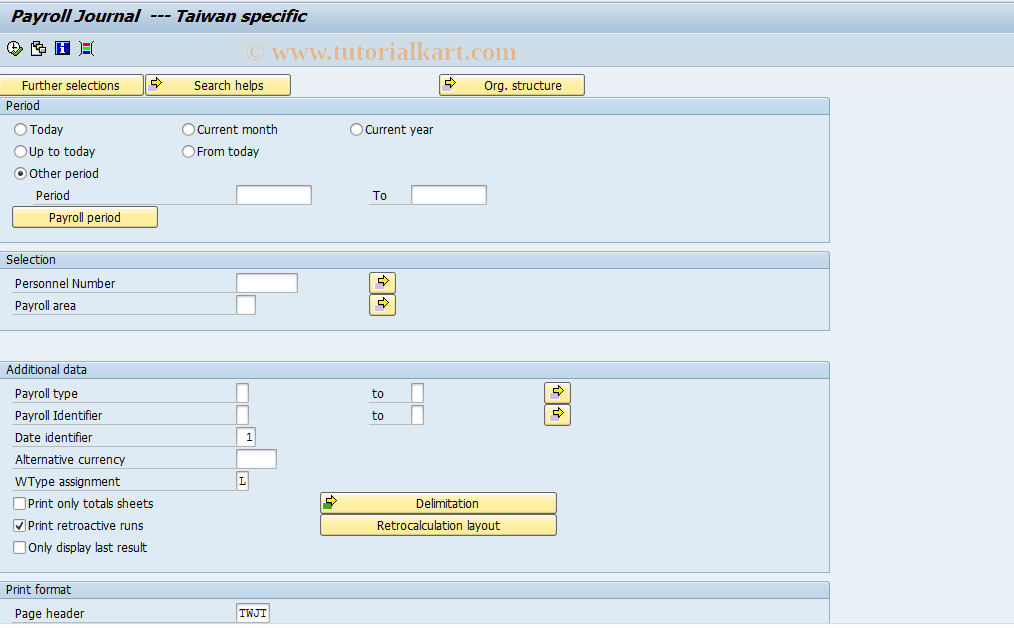 SAP TCode S_AHR_61016121 - HTWCLJN0