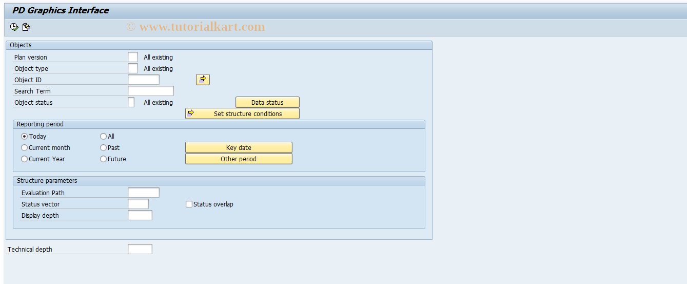 SAP TCode S_AHR_61016265 - PD Graphics Interface