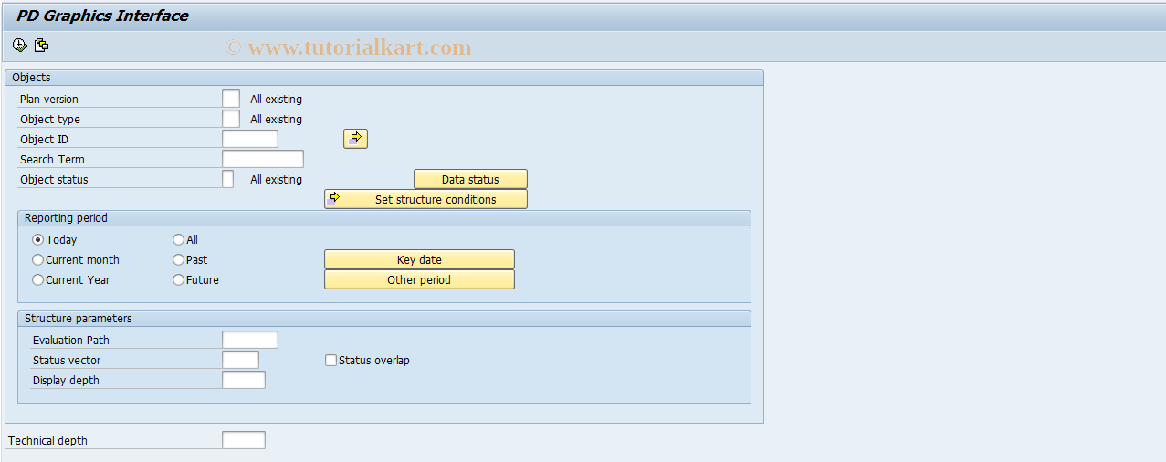 SAP TCode S_AHR_61016530 - PD Graphics Interface