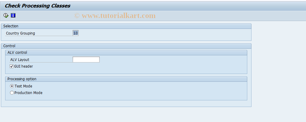 SAP TCode S_AHR_61018774 - Check Processing Classes