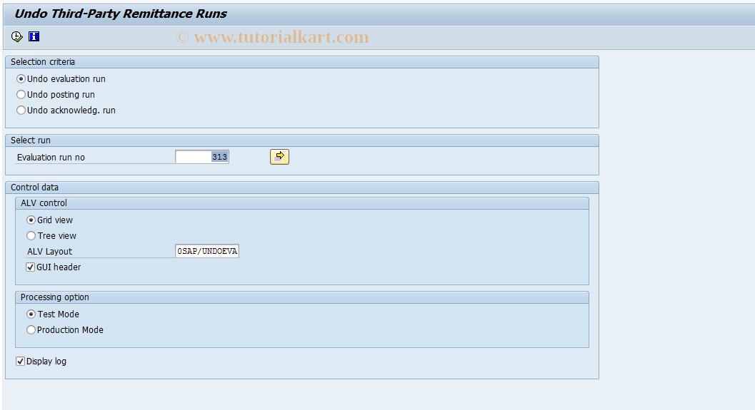 SAP TCode S_AHR_61018776 - Undo Third-Party Remittance Steps