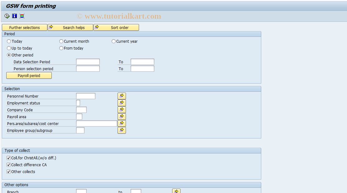 SAP TCode S_AHR_61019216 - Guide of Social Welfare