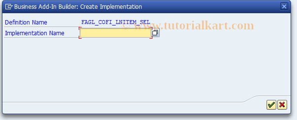 SAP TCode S_AL0_19000002 - BAdI FAGL_COFI_LNITEM_SEL