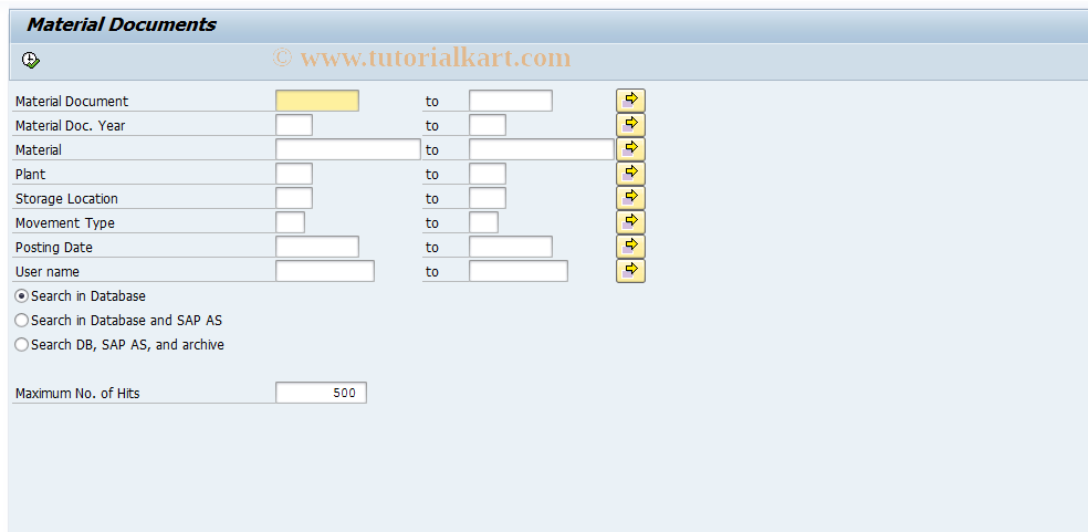 tcode to view settlement document in sap