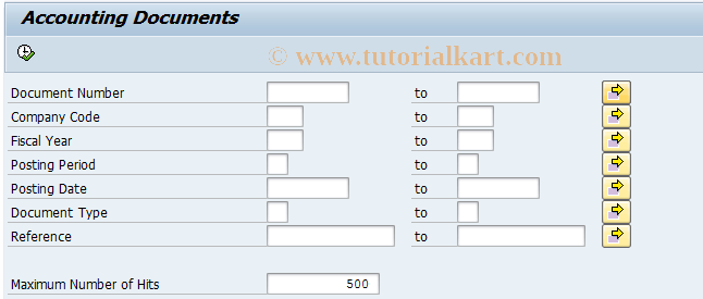 SAP TCode S_AL0_96000497 - Accounting Document