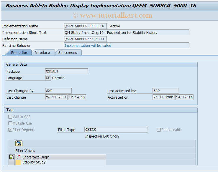 SAP TCode S_AL0_96000501 - 