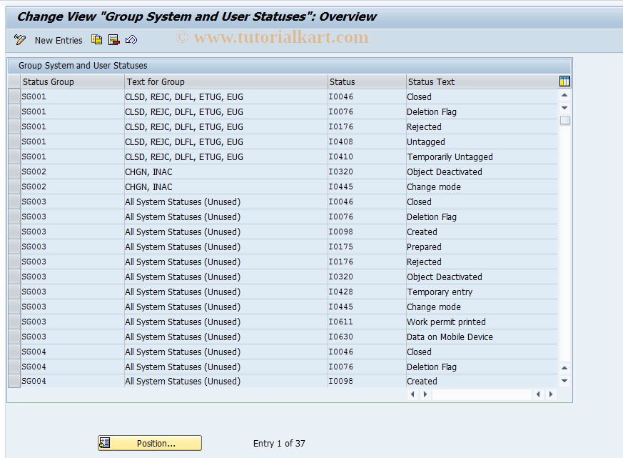 SAP TCode S_ALN_01000360 - 