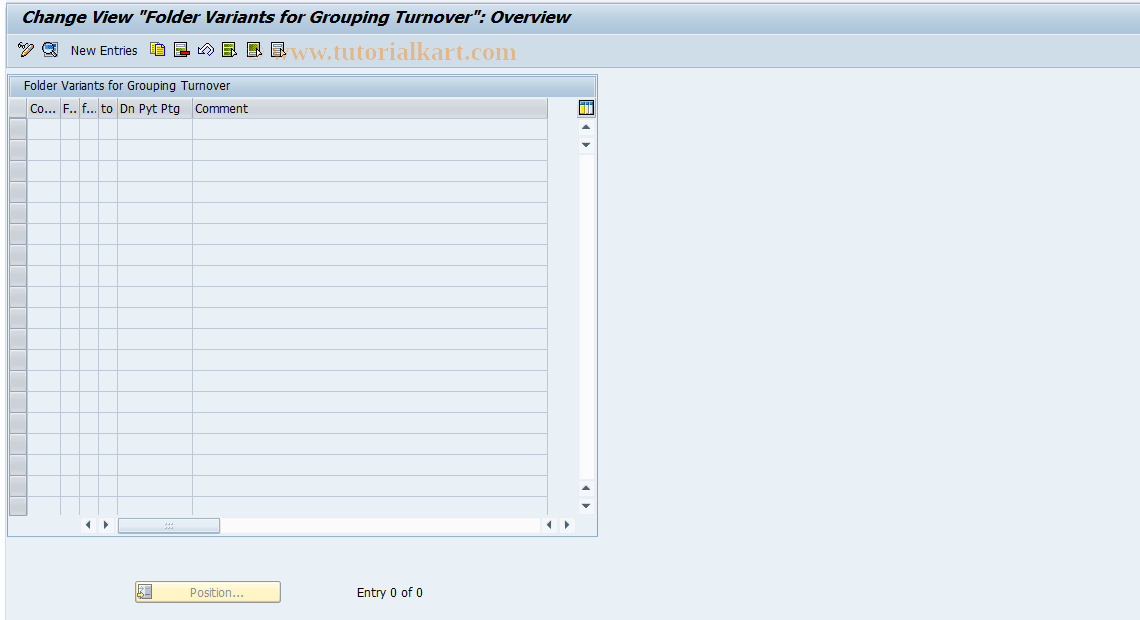 SAP TCode S_ALN_01001106 - IMG Activity: _ISPSFM_H_GRPNR