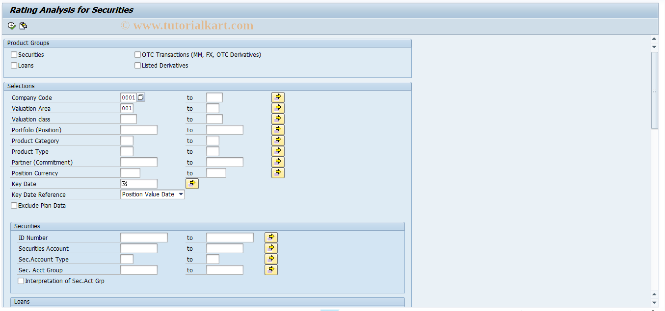SAP TCode S_ALN_01001147 - Rating Analysis