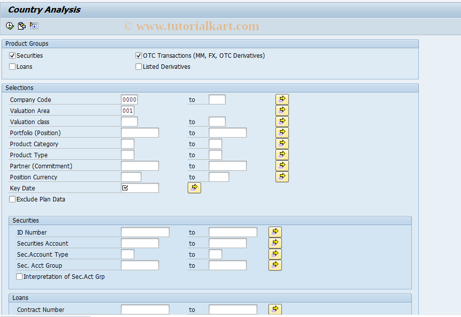 SAP TCode S_ALN_01001148 - Country Analysis