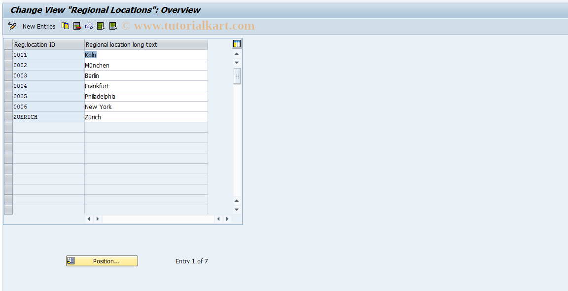 SAP TCode S_ALN_01001230 - IMG Activity: REFXCL_V_TIV35