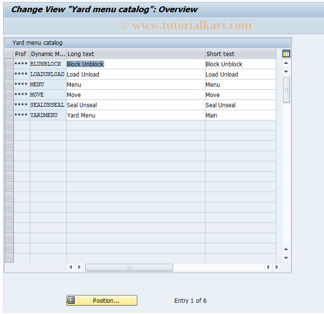 SAP TCode S_ALN_01001483 - 