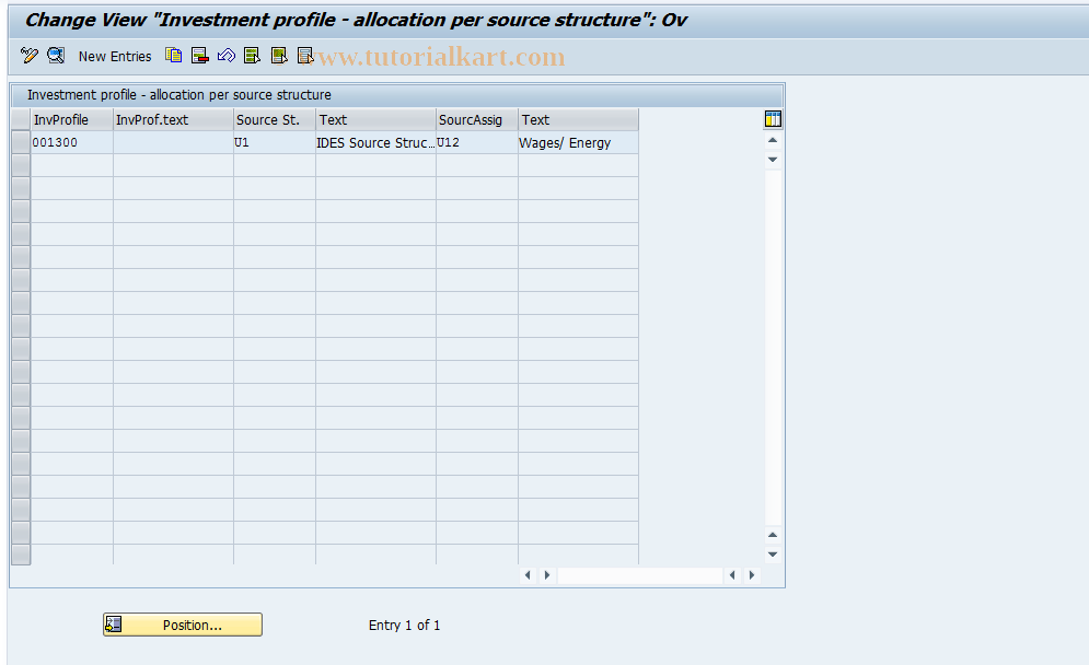 SAP TCode S_ALR_87000022 - IMG Activity: OLIA_OITB