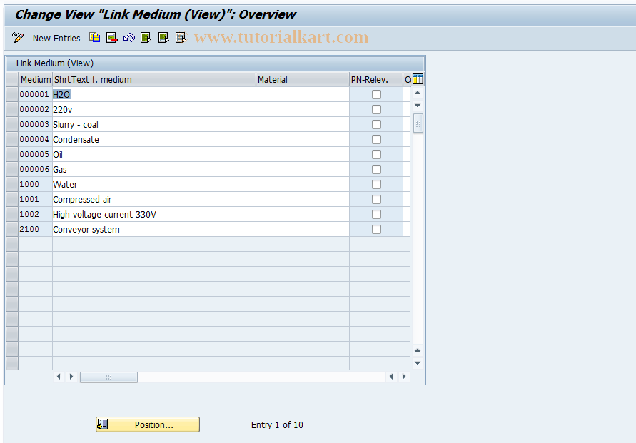 SAP TCode S_ALR_87000037 - IMG Activity: SIMG_CFMENUOLI0OINM