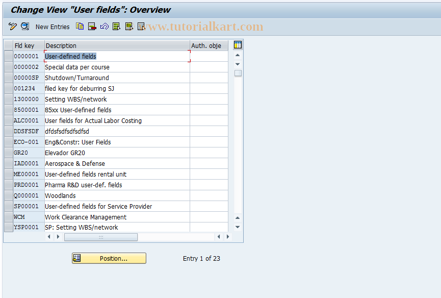 SAP TCode S_ALR_87000041 - IMG Activity: SIMG_CFMENUOLIPOILJ