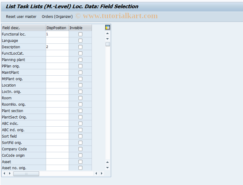 SAP TCode S_ALR_87000053 - IMG Activity: OLIP_OIBD