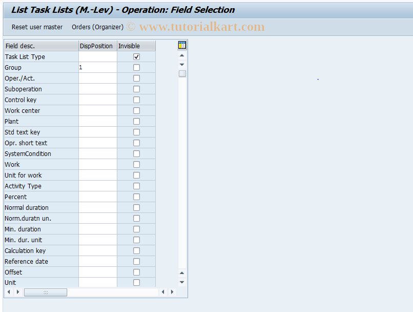 SAP TCode S_ALR_87000068 - IMG Activity: OLIP_OIRU