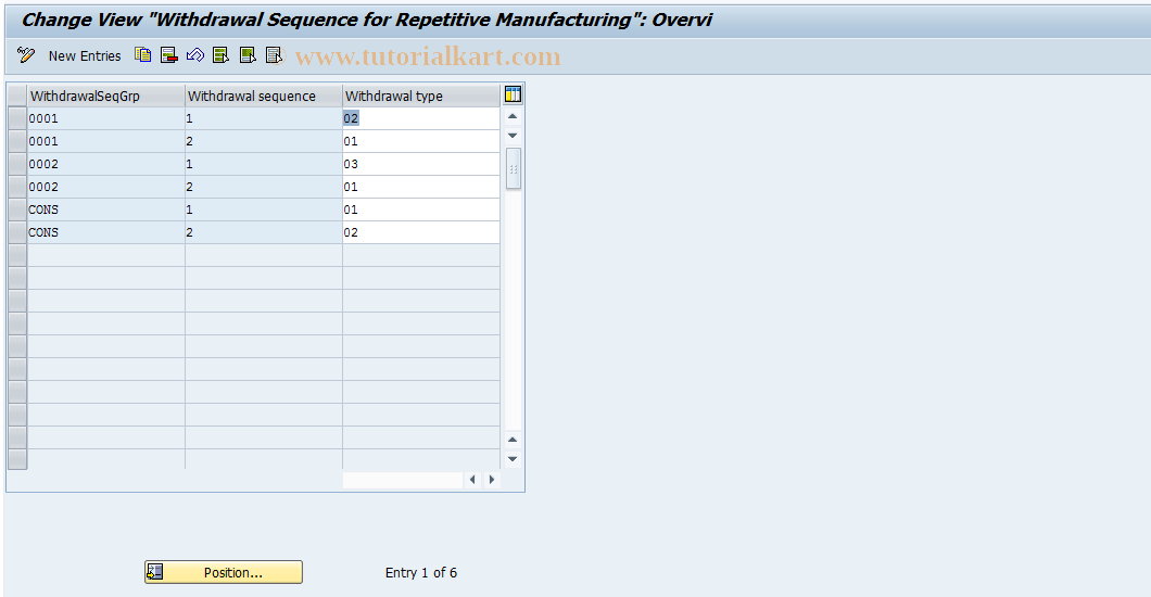 SAP TCode S_ALR_87000069 - IMG Activity: SIMG_CFMENUOPP3OSP7