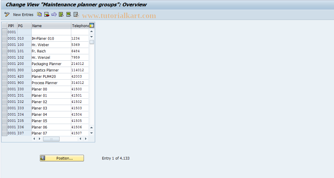 SAP TCode S_ALR_87000093 - IMG Activity: SIMG_CFMENUOLI0OIAI