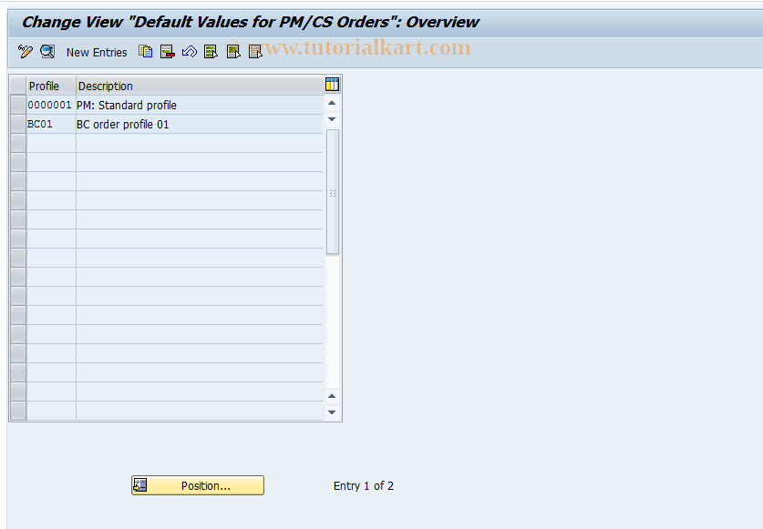 SAP TCode S_ALR_87000117 - IMG Activity: OLIAV_TCN41_PM