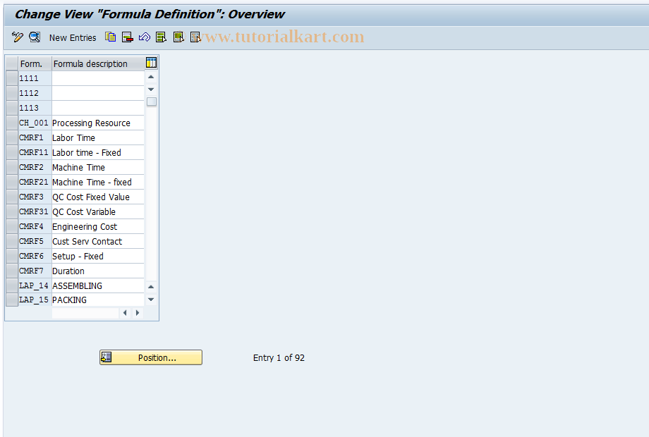 SAP TCode S_ALR_87000142 - IMG Activity: SIMG_CFMENUOLIPOIZM1