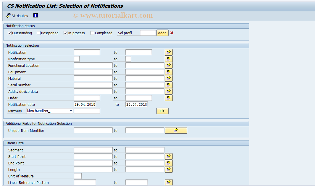 SAP TCode S_ALR_87000147 - IMG Activity: OLIAOIWK