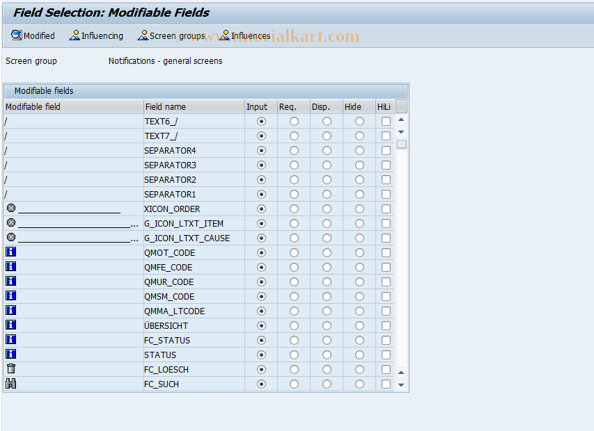 SAP TCode S_ALR_87000152 - IMG Activity: OLIA_OIAL