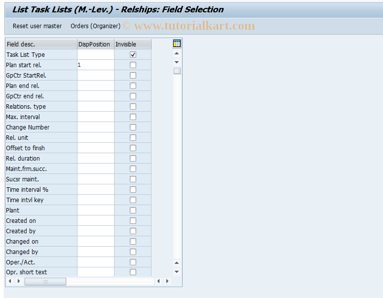 SAP TCode S_ALR_87000160 - IMG Activity: OLIP_OIRW