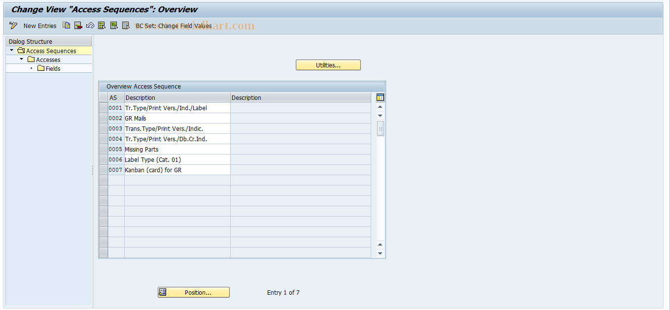 SAP TCode S_ALR_87000161 - IMG Activity: SIMG_CFMENUOLMBM710