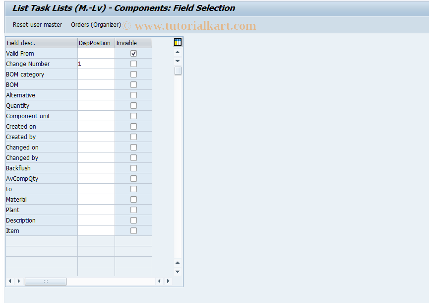 SAP TCode S_ALR_87000164 - IMG Activity: OLIP_OIRX