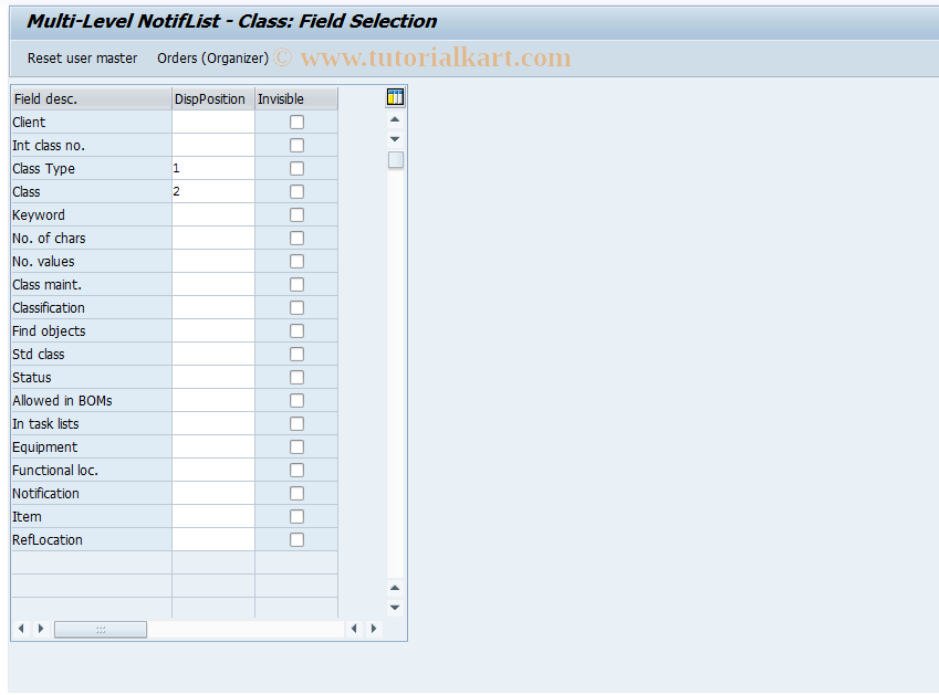 SAP TCode S_ALR_87000184 - IMG Activity: SIMG_CFMENUOLIAOIXS