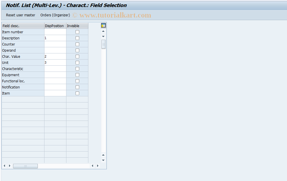 SAP TCode S_ALR_87000189 - IMG Activity: SIMG_CFMENUOLIAOIXT