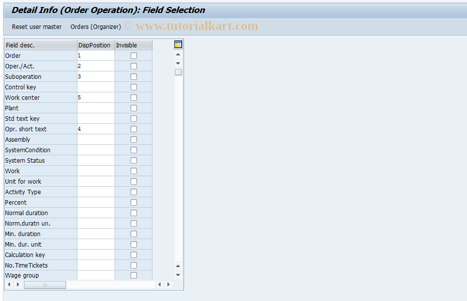 SAP TCode S_ALR_87000194 - IMG Activity: SIMG_CFMENUOLIPOIYL