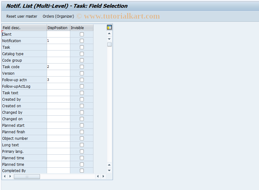 SAP TCode S_ALR_87000198 - IMG Activity: SIMG_CFMENUOLIAOIXU