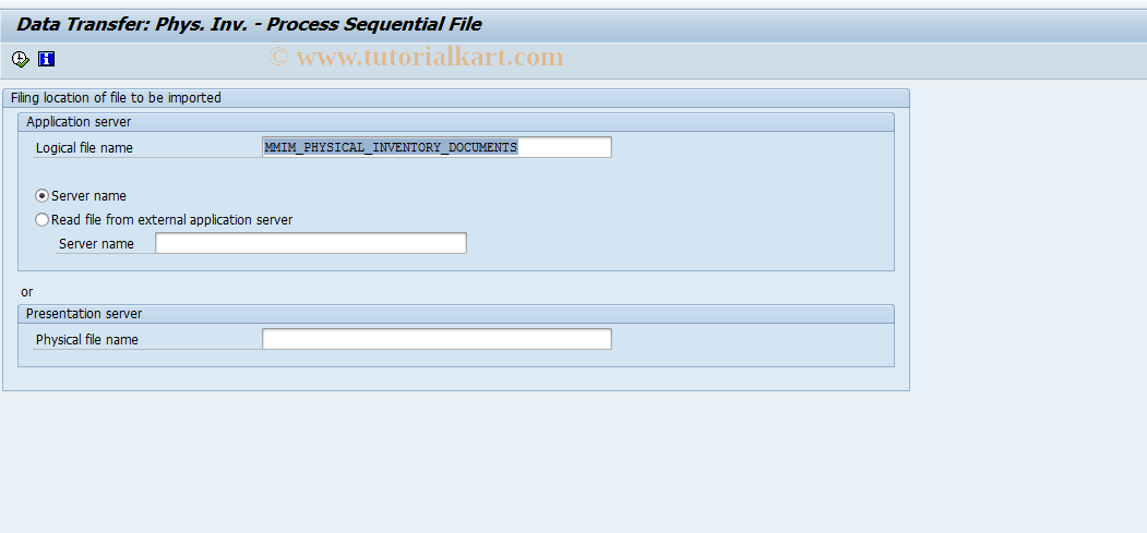 SAP TCode S_ALR_87000200 - IMG Activity: SIMG_CFMENUOLMBOMJH