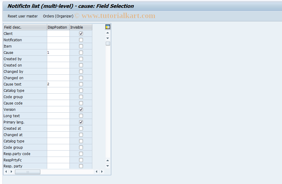 SAP TCode S_ALR_87000208 - IMG Activity: OLIA_OIYV