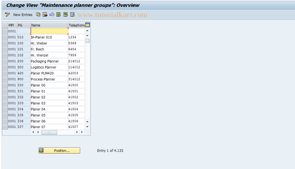 SAP TCode S_ALR_87000239 - IMG Activity: SIMG_CFMENUOLIPOIAI1