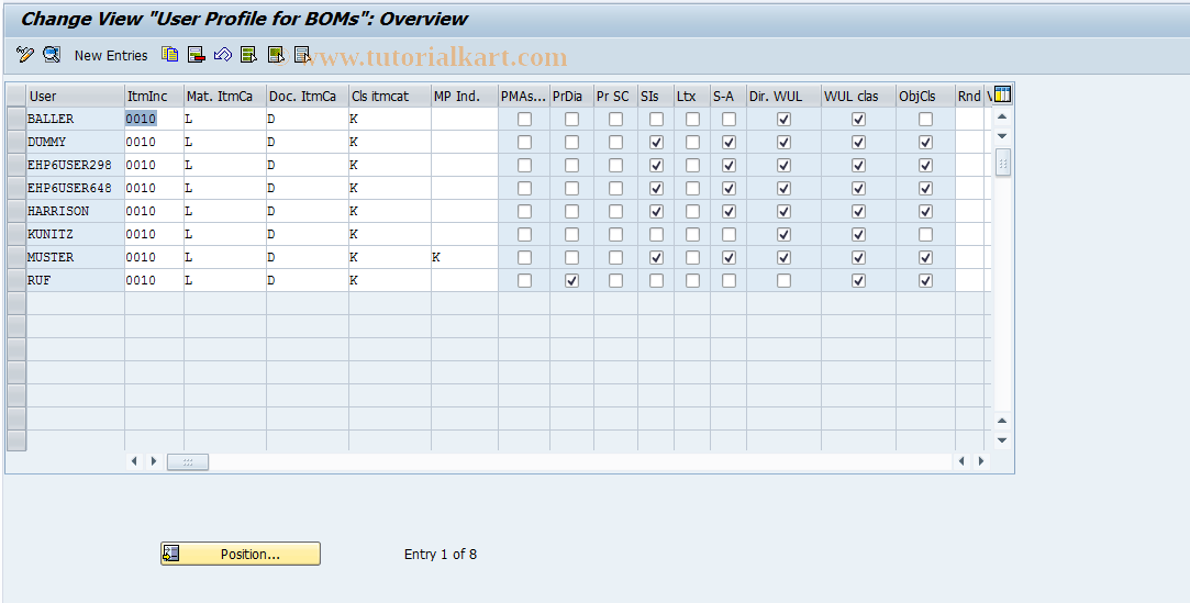 SAP TCode S_ALR_87000251 - IMG Activity: SIMG_CFMENUOLI0OICA