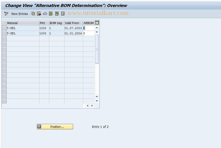 SAP TCode S_ALR_87000255 - IMG Activity: SIMG_CFMENUOLI0OICS