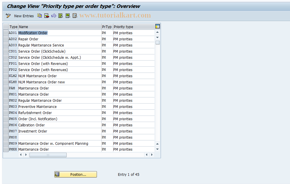 SAP TCode S_ALR_87000259 - IMG Activity: SIMG_CFMENUOLIAOIOP