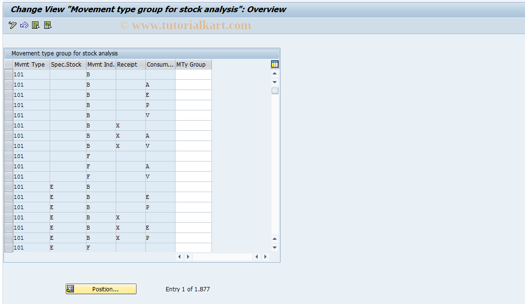 SAP TCode S_ALR_87000266 - IMG Activity: SIMG_OLMB_V_156S_GR