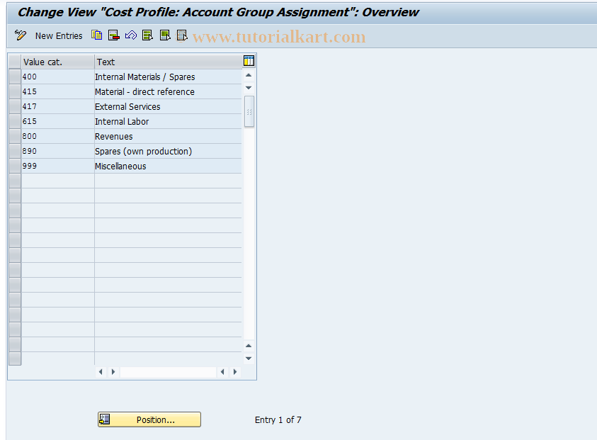 SAP TCode S_ALR_87000280 - IMG Activity: OLIAOIAP