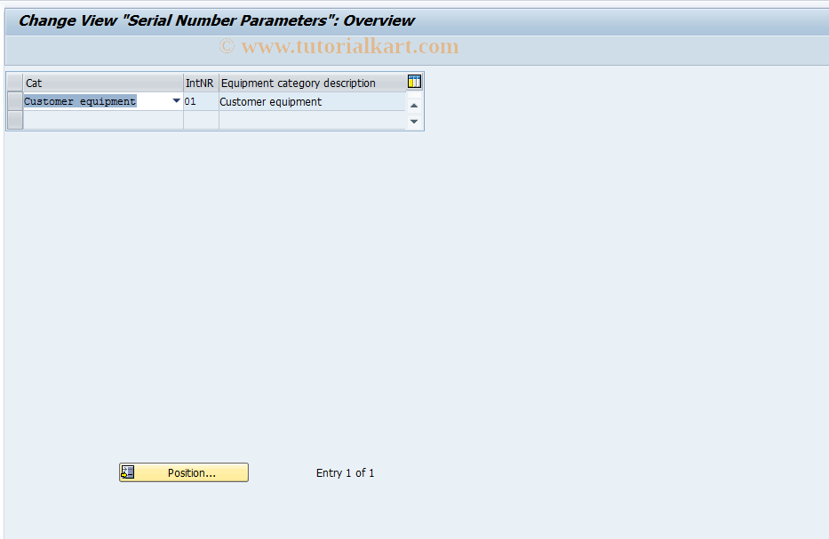 SAP TCode S_ALR_87000304 - IMG Activity: SIMG_CFMENUOLI0OIS1