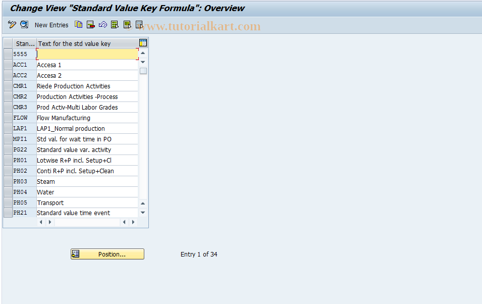 SAP TCode S_ALR_87000313 - IMG Activity: SIMG_CFMENUOLIPOIZ2