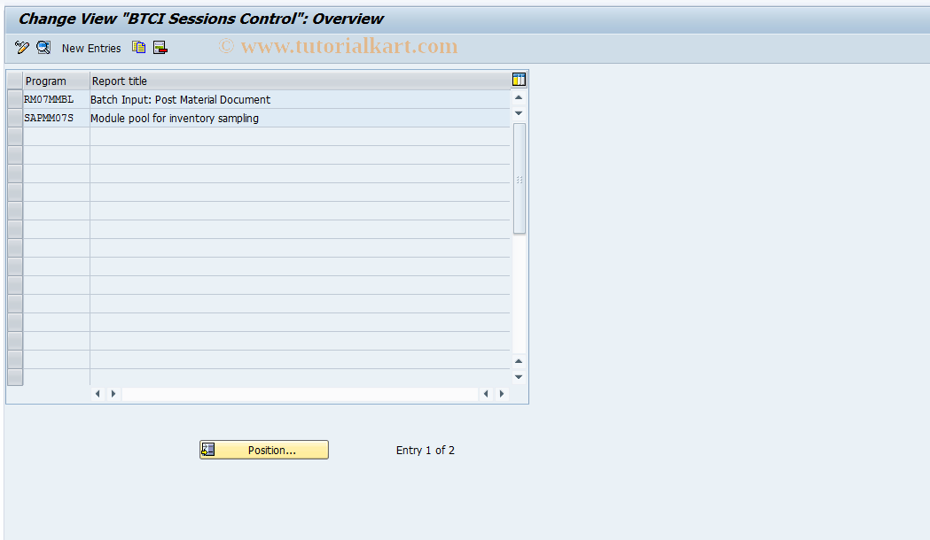 SAP TCode S_ALR_87000322 - IMG Activity: SIMG_CFMENUOLMBOMBF