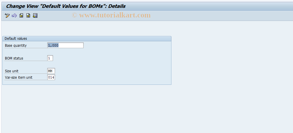 SAP TCode S_ALR_87000336 - IMG Activity: SIMG_CFMENUOLI0OICC