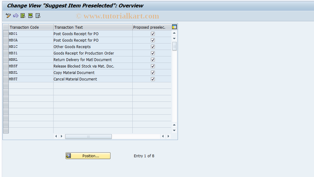 SAP TCode S_ALR_87000342 - IMG Activity: SIMG_CFMENUOLMBOMBI