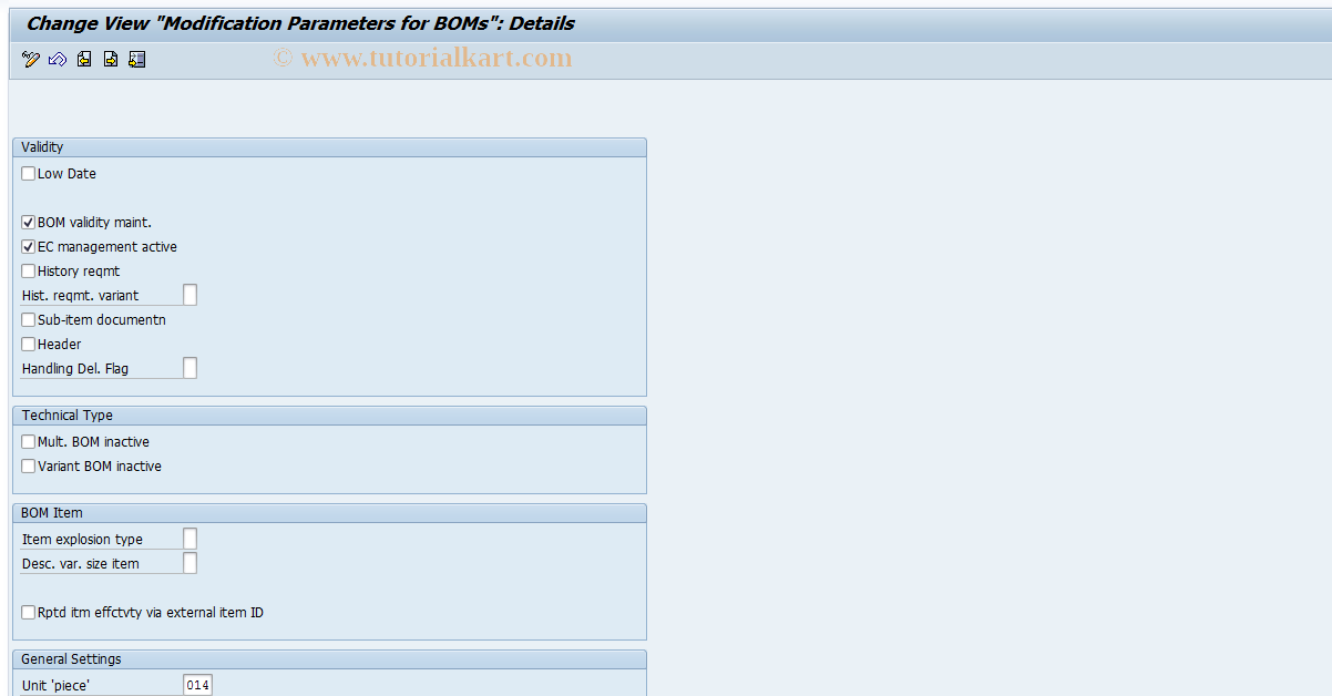 SAP TCode S_ALR_87000344 - IMG Activity: SIMG_CFMENUOLI0OICB