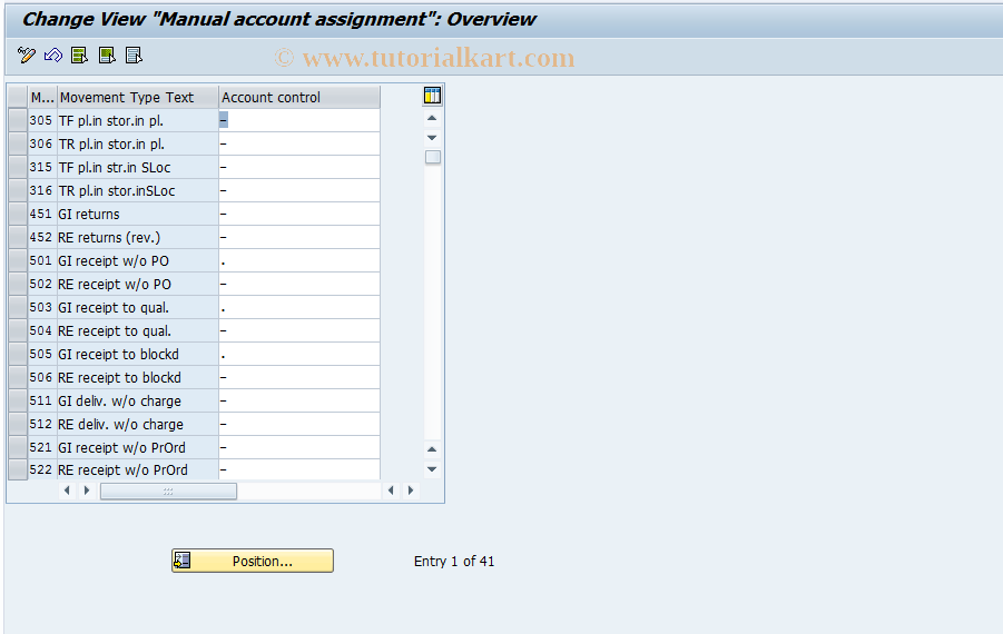 SAP TCode S_ALR_87000348 - IMG Activity: SIMG_CFMENUOLMBOMCH